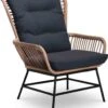 BUITEN Living Dex Wicker Loungestoel Tuin | Wicker + Aluminium | Bamboe Antraciet -Buitentuinwinkel 1027x1200 3