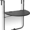 Relaxdays Balkontafel Inklapbaar, Balkon Tafel Rotan, Hangtafel Reling - Zwart 2 Relaxdays Balkontafel Inklapbaar, Balkon Tafel Rotan, Hangtafel Reling - Zwart -Buitentuinwinkel 1069x1200 5