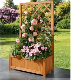 Parkside Plantenbak Met Klimrek 60 X 28 X 100cm 9 Parkside Plantenbak Met Klimrek 60 X 28 X 100cm -Buitentuinwinkel 1073x1200