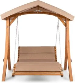 Bermuda Hollywoodschommel Tuinschommelbank 130 Cm 2-zits Zonneluifel -Buitentuinwinkel 1078x1200 3