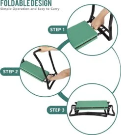Uten - Kniebankje Tuin - Knie Steun - Tuinkruk Inklapbaar - Kniesteun Tuinieren - Kniekussen - Tot 150 Kg - Groen 18 Uten - Kniebankje Tuin - Knie Steun - Tuinkruk Inklapbaar - Kniesteun Tuinieren - Kniekussen - Tot 150 Kg - Groen -Buitentuinwinkel 1078x1200 4