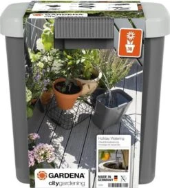 GARDENA Vakantiebewateringsset Duppelsysteem - Geschikt Voor 36 Potplanten - Incl. 9l Vat -Buitentuinwinkel 1086x1200