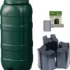 Regenton Rainsaver - Groen 100 L + Voet + Vulautomaat -Buitentuinwinkel 1087x1200