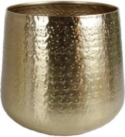 Gina Da - Bloempot - Karakter - Goud - Metaal - 15 Cm Hoog -Buitentuinwinkel 1098x1200 1