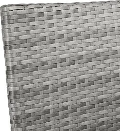 Casaria Polyrattan Tuinstoelen – 4 Stuks Stapelbaar – Grijs -Buitentuinwinkel 1102x1200 7