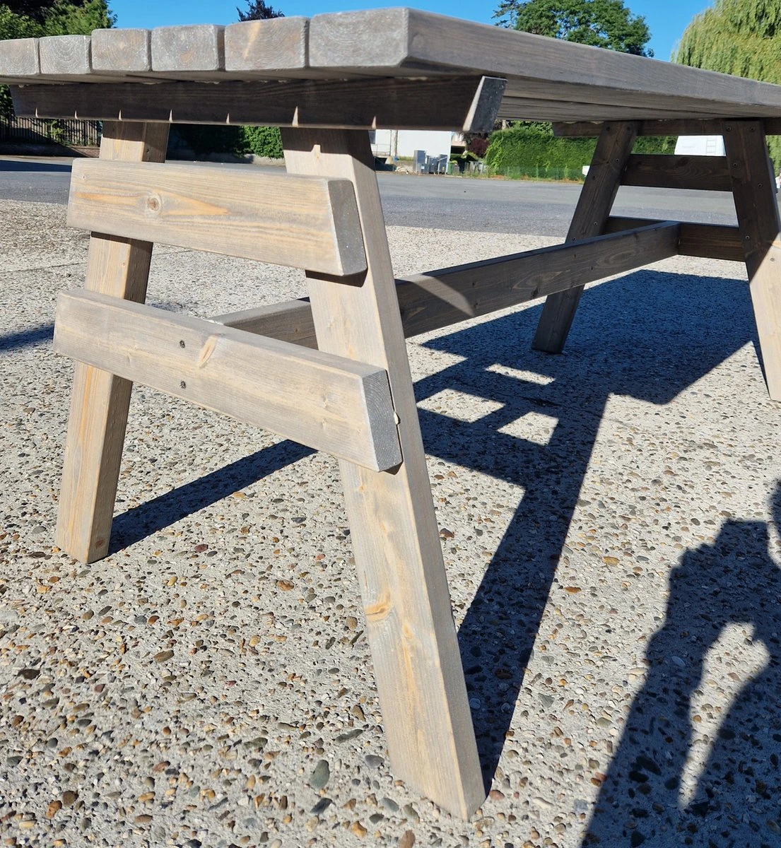 Jee & Bee Tuintafel 6 Persoons (grijs) 4 Jee & Bee Tuintafel 6 Persoons (grijs) - Afbeelding 2