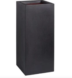 Capi Europe - Bloempot Rechthoek Smooth NL - 36x36x79 - Zwart - Voor Binnen En Buiten - KBL952 -Buitentuinwinkel 1106x1200 1