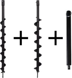 Kibani Grondboor 52cc Benzine + Grondboren Set 60 Mm + 80 Mm + 100 Mm + 150 Mm + 2 Verlengstukken - Palenboor - Grondboor Machine -Buitentuinwinkel 1110x1200 1