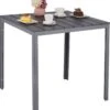 Relaxdays Tuintafel Vierkant - Grijze Buitentafel - Eettafel Tuin - Moderne Balkontafel -Buitentuinwinkel 1114x1200 8
