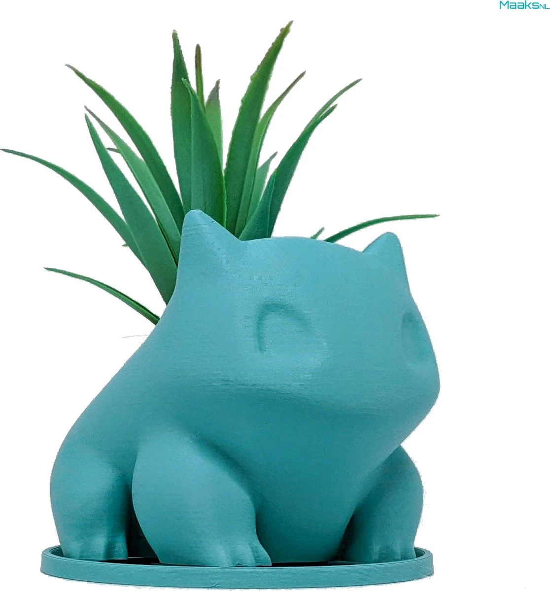 Merkloos Pokémon Bulbasaur Bloempot - Inclusief Opvangschaal - Teal 3 Merkloos Pokémon Bulbasaur Bloempot - Inclusief Opvangschaal - Teal