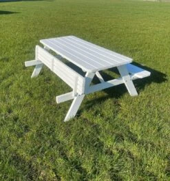 Goedkopepicknicktafels.nl | Witte XL Picknicktafel | Tuintafel 6 Persoons | Wit Gespoten Gedroogd Grenen Hout! 11 Goedkopepicknicktafels.nl | Witte XL Picknicktafel | Tuintafel 6 Persoons | Wit Gespoten Gedroogd Grenen Hout! -Buitentuinwinkel 1125x1200 4