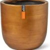 Capi Europe - Bloempot Bol Retro XL - 42x41 - Goud - Bloempot Voor Binnen - Opening ⌀36 - RTG933 -Buitentuinwinkel 1127x1200
