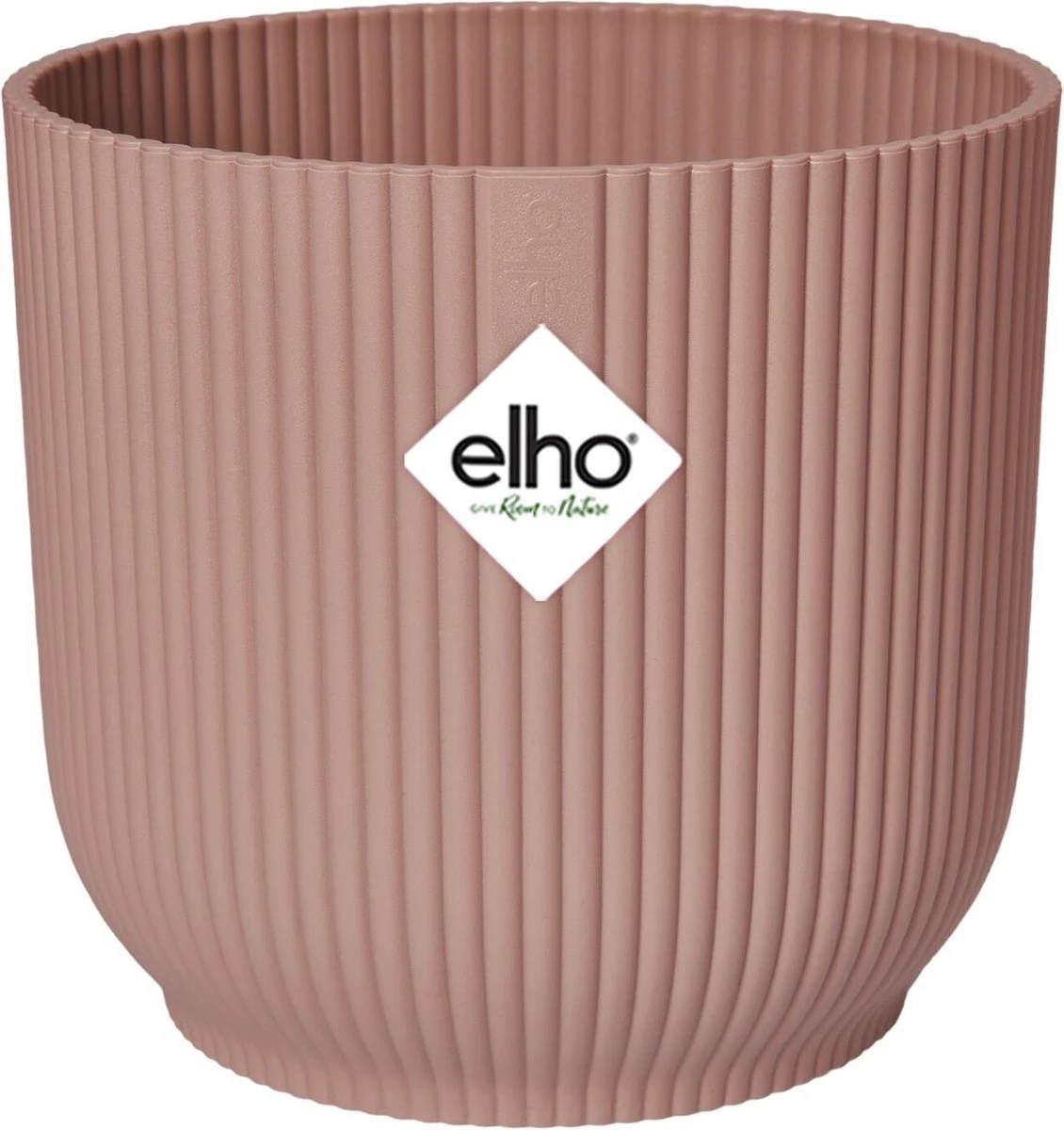 Elho Vibes Fold Rond Wielen 35 - Bloempot Voor Binnen - Ø 34.9 X H 32.4 Cm - Delicaat Roze 3 Elho Vibes Fold Rond Wielen 35 - Bloempot Voor Binnen - Ø 34.9 X H 32.4 Cm - Delicaat Roze