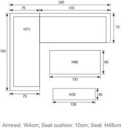 Blakes Lounge Diningset - 4 Delig - Donker Grijs 41 Blakes Lounge Diningset - 4 Delig - Donker Grijs -Buitentuinwinkel 1132x1200 17