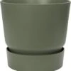 Elho Greenville Rond 30 - Grote Bloempot Voor Buiten - Gemaakt Van Gereycled Plastic - Ø 29.5 X H 27.8 Cm - Blad Groen -Buitentuinwinkel 1133x1200 1