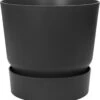 Elho Greenville Rond 30 - Grote Bloempot Voor Buiten - Gemaakt Van Gereycled Plastic - Ø 29.5 X H 27.8 Cm - Living Black -Buitentuinwinkel 1134x1200 5