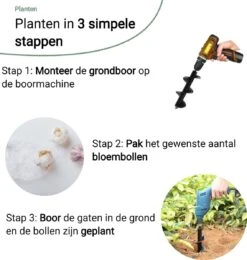 MaatWorkz - Grondboor - 25 CM - Boormachine - Bollenplanter - Moestuin - Palenboor - Boor - Tuin -Buitentuinwinkel 1138x1200 5
