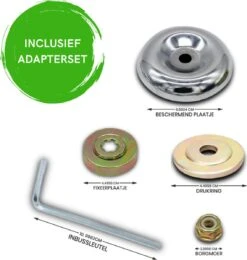 Merkloos SlimShop Onkruidborstel - Bosmaaier Grastrimmer - Onkruid - Onkruidkrabber - Voegenborstel - Onkruidverwijderaar - Max 10.000 Toerental P/m - 20CM -Buitentuinwinkel 1141x1200 2