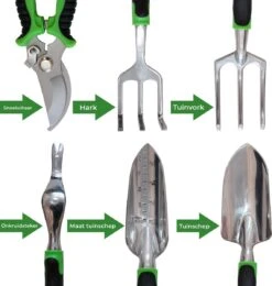 Djambo Tuingereedschap Set 8-delig Tuinsetje Met 15 Unieke Bamboe Plantetiketten In 1 Draagtas - Compleet Tuingereedschap Voor De Tuinliefhebbers -Buitentuinwinkel 1142x1200 2