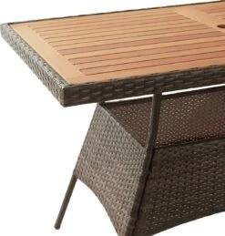 Teamson Home 5-Delig Diningset - Tuinset - Tuinmeubelen - Tafel En 4 Stoelen - Voor Maximaal 4 Personen - Massief Houten Tafelblad - Bruin - 244 X 132 X 84 (cm) 19 Teamson Home 5-Delig Diningset - Tuinset - Tuinmeubelen - Tafel En 4 Stoelen - Voor Maximaal 4 Personen - Massief Houten Tafelblad - Bruin - 244 X 132 X 84 (cm) -Buitentuinwinkel 1145x1200 4