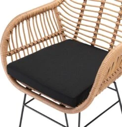 Casaria Polyrotan Kuipstoel Bali - Met Kussens – 2 Stuks -Buitentuinwinkel 1149x1200 10