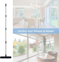 De Blaffende Kat 2 In 1 Rubberen Bezem – Bezem Binnen & Buiten – Vloerwisser Met Steel - Vloertrekker – Veger - Extra Lang 160cm -Buitentuinwinkel 1149x1200 5