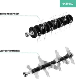 VONROC Elektrische Verticuteermachine - Gazonbeluchter – 1300W – Maaibreedte 320 Mm – 4 Dieptestanden (12/9/6/3 Mm) – Incl. 35L. Opvangbak 17 VONROC Elektrische Verticuteermachine - Gazonbeluchter – 1300W – Maaibreedte 320 Mm – 4 Dieptestanden (12/9/6/3 Mm) – Incl. 35L. Opvangbak -Buitentuinwinkel 1160x1200 4