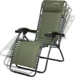 Capture Outdoor, Opklapbare Luxe Ligstoel "Relax RZ-1", Verstelbare Rugleuning, Luxe Armleuningen, Opgespannen Gevoerd Doek, Afneembaar Kussen, … -Buitentuinwinkel 1160x1200 6