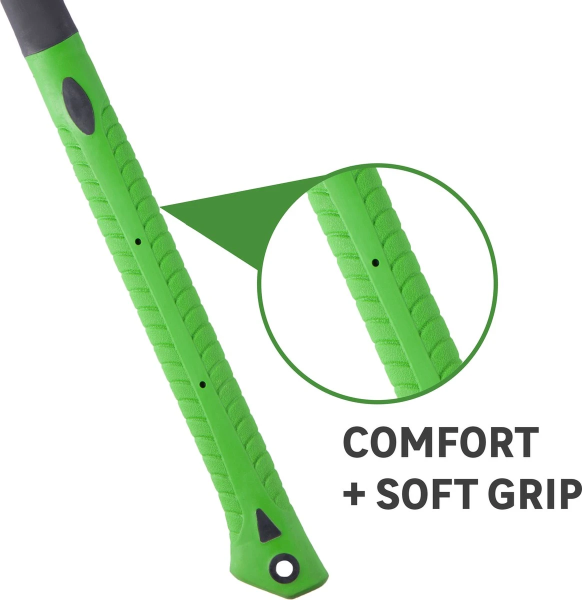 GEOLIA - Bijl - Bijl - Staal - Glasvezelsteel - 2,2 Kg Met Een Stalen Kop Van 1,6 Kg - Bijlen - Grote Bijl - Kloofhamer - Kloofbijl - Kloofbijl 6 GEOLIA - Bijl - Bijl - Staal - Glasvezelsteel - 2,2 Kg Met Een Stalen Kop Van 1,6 Kg - Bijlen - Grote Bijl - Kloofhamer - Kloofbijl - Kloofbijl - Afbeelding 4