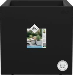 Elho Vivo Next Vierkant 30 - Plantenbak Voor Binnen & Buiten - Ø 29.5 X H 29.5 Cm - Zwart/Living Black -Buitentuinwinkel 1176x1200 4