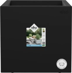Elho Vivo Next Vierkant 30 - Plantenbak Voor Binnen & Buiten - Ø 29.5 X H 29.5 Cm - Zwart/Living Black -Buitentuinwinkel 1176x1200 5