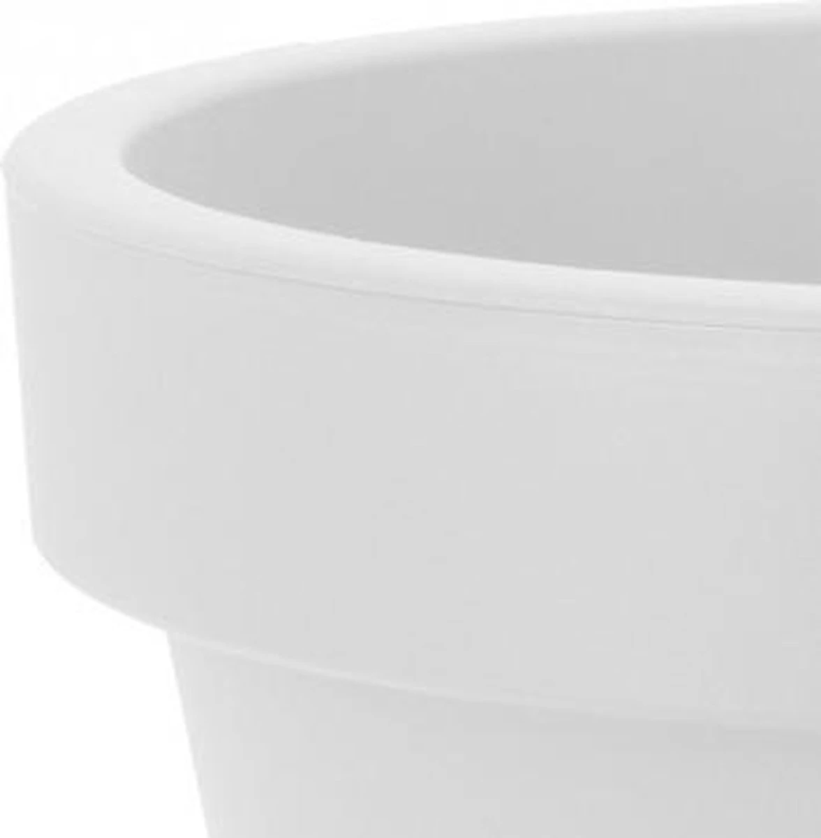 Relaxwonen - Bloempot Rond 60 X 52 Cm Wit 5 Relaxwonen - Bloempot Rond 60 X 52 Cm Wit - Afbeelding 3