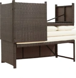 Teamson Home 3-Delig Hoek Loungeset - Tuinmeubelen - Tuinbank - Omvat Tafel En Kussens - Rotan - Bruin/Wit 21 Teamson Home 3-Delig Hoek Loungeset - Tuinmeubelen - Tuinbank - Omvat Tafel En Kussens - Rotan - Bruin/Wit -Buitentuinwinkel 1177x1200 12