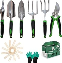 Djambo Tuingereedschap Set 8-delig Tuinsetje Met 15 Unieke Bamboe Plantetiketten In 1 Draagtas - Compleet Tuingereedschap Voor De Tuinliefhebbers -Buitentuinwinkel 1180x1200 3