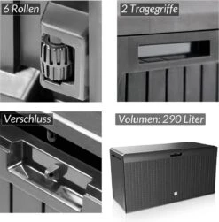 Prosperplast Opbergbox Met Deksel – Waterdicht Wielen 290 L -Antraciet 10 Prosperplast Opbergbox Met Deksel – Waterdicht Wielen 290 L -Antraciet -Buitentuinwinkel 1182x1200 11