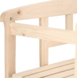 Merkloos Springos Tuinbank | Tuinbankje | Zitbank Buiten | Naaldhout | 119 X 78 X 45 Cm | Licht -Buitentuinwinkel 1183x1200 9