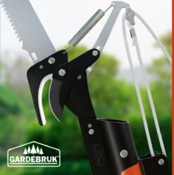 Gardebruk Takkenzaag Telescopisch - 2in1 Zaag & Snoeischaar - Oranje -Buitentuinwinkel 1188x1200 8