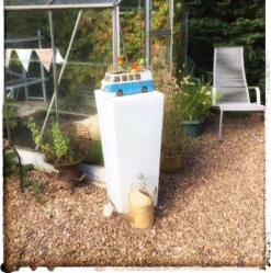 Prestige Manhattan 100L Regenton Zwart (incl. Kraantje) -Buitentuinwinkel 1189x1200