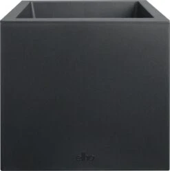 Elho Vivo Next Vierkant 40 - Plantenbak Voor Binnen & Buiten - Ø 39.0 X H 37.9 Cm - Zwart/Living Black -Buitentuinwinkel 1189x1200 4