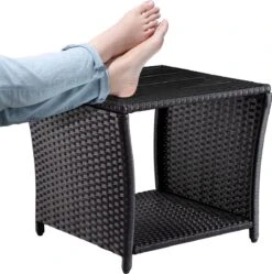 Casaria Polyrattan Bijzettafel - WPC Tafelblad 45x45x40cm – Zwart 15 Casaria Polyrattan Bijzettafel - WPC Tafelblad 45x45x40cm – Zwart -Buitentuinwinkel 1191x1200 15