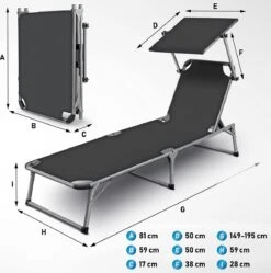 Sens Design Zonnebed - Ligbed Inklapbaar Met Zonneklep - Grijs 13 Sens Design Zonnebed - Ligbed Inklapbaar Met Zonneklep - Grijs -Buitentuinwinkel 1191x1200 17