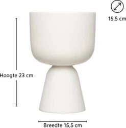 Iittala Nappula - Bloempot - Bloempotten Voor Binnen En Buiten - Plantenpotten - Wit - 230 X 155 Mm - 1 Stuk 18 Iittala Nappula - Bloempot - Bloempotten Voor Binnen En Buiten - Plantenpotten - Wit - 230 X 155 Mm - 1 Stuk -Buitentuinwinkel 1191x1200 7