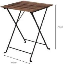 Wooners® Bistroset - Tuintafel Met Twee Stoelen - Metaal En Hout - Zwart -Buitentuinwinkel 1193x1200 21