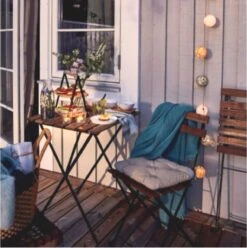 Wooners® Bistroset - Tuintafel Met Twee Stoelen - Metaal En Hout - Zwart -Buitentuinwinkel 1197x1200 28