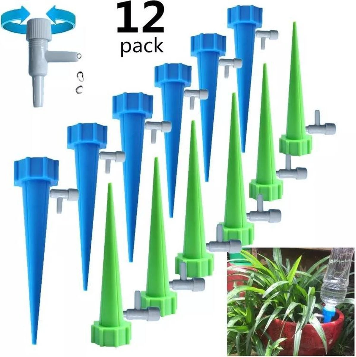 12 Stuks Plant Bewateringssysteem | Waterdruppelaar | Druppelsysteem |Bewateringssysteem | Bewateringsyteem Watergeefsysteem | Plantenbol | Automatische Gieter | Water Druppelaar | Druppel Systeem | Water Geef Systeem | Plantenbol | 3 12 Stuks Plant Bewateringssysteem | Waterdruppelaar | Druppelsysteem |Bewateringssysteem | Bewateringsyteem Watergeefsysteem | Plantenbol | Automatische Gieter | Water Druppelaar | Druppel Systeem | Water Geef Systeem | Plantenbol |