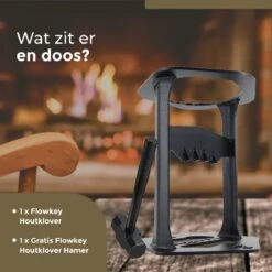 Flowkey® Houtklover XL - Houtsplijter Bijl - Houtkliever Kloofwig Gietijzer - Voor Hout & Aanmaakhout - Inclusief Gratis Hamer -Buitentuinwinkel 1199x1200 16