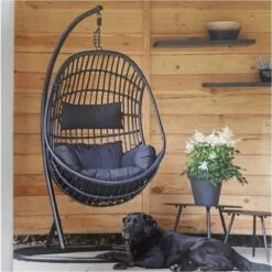 Hangstoel Sturdy Frame Zwart 15 Hangstoel Sturdy Frame Zwart -Buitentuinwinkel 1199x1200 20