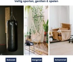 Plafondhaak - Ophangen Bokszak, Schommel En Hangstoel - Ophangsysteem - Ophanghaak - Plafondbeugel - RVS – 500kg Tilgewicht -Buitentuinwinkel 1200x1004 4