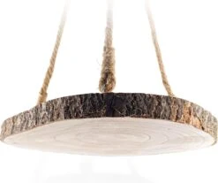 Merkloos Plantenhanger Boomstam Schijf | 30-35cm | Handgemaakt | Planten-houder / Hang-plant | Planten Accessoires | Decoratie Houten Hang Plank | -Buitentuinwinkel 1200x1007 5