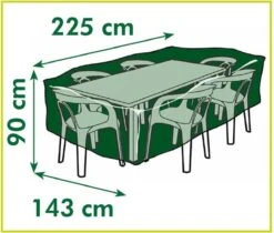 Nature - Tuinmeubelhoes - Beschermhoes Voor Tafel (rechthoekig) - H90 X 225 X 143cm 9 Nature - Tuinmeubelhoes - Beschermhoes Voor Tafel (rechthoekig) - H90 X 225 X 143cm -Buitentuinwinkel 1200x1018 7